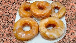 DONAS O DONUTS DE AZÚCAR  RECETA FÁCIL Y DELICIOSA [upl. by Elaen380]