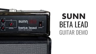 1980s Sunn Beta Lead Amp Rock  StonerDoom Sound Demo [upl. by Andrien488]