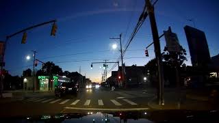 Evening drive through Pawtucket and North Providence Rhode Island [upl. by Neelya872]