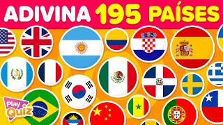 Adivina TODAS las Banderas del Mundo 🌍🧠🤓  Adivina el País  Test Geografía  PlayQuiz Trivia [upl. by Noraha]