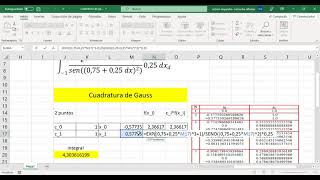 Cuadratura de gauss parte 2 [upl. by Assej]