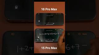 iPhone 16 Pro Max Vs iPhone 15 Pro Max Apple Intelligence shorts [upl. by Wendin]