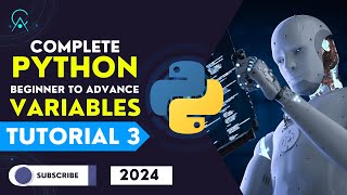 Lecture 3 Variables in Python  Python Programming  Beginners To Advance [upl. by Yartnod]