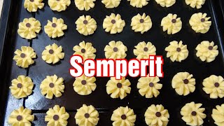 Semperit Biskut  4 ingredients  No Eggs  Deepavali2021 [upl. by Llirpa]