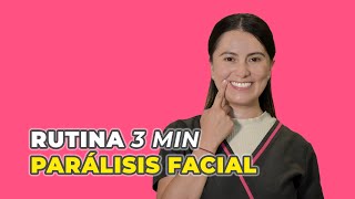 Rutina para aliviar Parálisis Facial de Bell  3 minutos [upl. by Anwahsar]