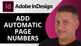 How to Add Automatic Page Numbers in InDesign  Adobe InDesign Tutorial 2024 [upl. by Safir834]