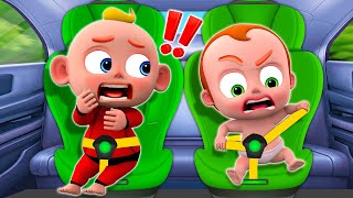 Lets Buckle Up Song  Car Safety Song  Stranger Danger Song and More Nursery Rhymes amp Kids Songs [upl. by Attenna762]