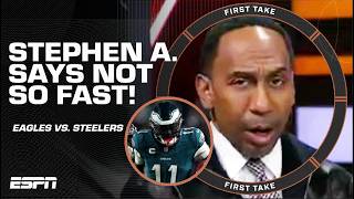 Stephen A Smith is NOT BUYING the Eagles’ drama is OVER Shannon Sharpe RESPONDS  First Take [upl. by Friedrick]