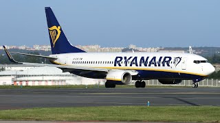 Ryanair Boeing 737800 Takeoff from London Stansted 4K [upl. by Eruot192]