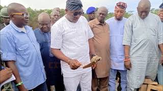 Senator Olubiyi Fadeyi At The Block Laying Of Open University In Oke Ila Orangun Osun State [upl. by Cowey]