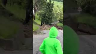 Landslide in the Emilia Romagna region Italy May 17 2023 [upl. by Aicilef848]