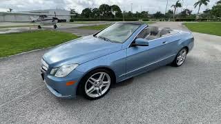 2011 Mercedes E350 cabriolet for sale 67K miles 16901 firstfloridamotorscom￼ [upl. by Ayekehs]