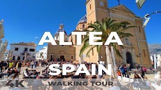 4K Altea Spain  Walking Tour 2022 [upl. by Lucias]