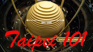 Passive Structural Resilience  Tuned Mass Damper TMD Taipei 101 [upl. by Liahkim]