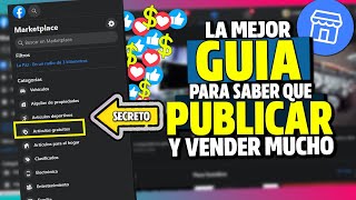 🔥💰Como usar las CATEGORIAS de facebook para POSICIONARSE EN MARKETPLACE FACEBOOK 🤑 Ventas FB [upl. by Acinnej]