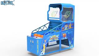 EPARK Basketball Machine Sports Basketball Shooting Machine Malls Basketball Arcade Game Machine [upl. by Ettenuj661]