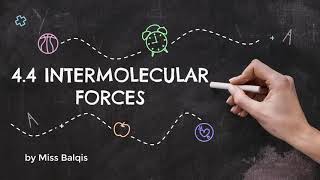 MATRICULATION CHEMISTRY SK015 44 INTERMOLECULAR FORCES [upl. by Sinegold878]