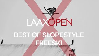 BEST OF SLOPESTYLE FREESKI  LAAX OPEN 2023 [upl. by Lizned]