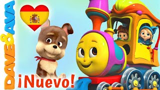 💕 Los Animales de la Granja Parte 2  Videos para Bebés  Dave and Ava en Español 💕 [upl. by Alac]