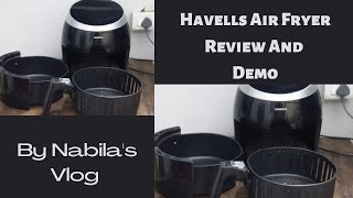 Havells Air Fryer Review amp Demo  By Nabilas Vlog roastedchickenairfryer [upl. by Clarita]