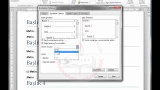 WORD 2010 31İçindekiler ve Şekiller Tablosu Oluşturma [upl. by Aceber]