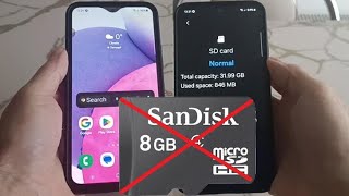 Sd card not working samsung A03s [upl. by Geri]