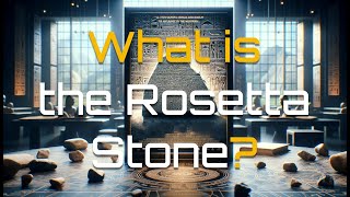 The Rosetta Stone Unlocking Ancient Secrets  illustrated by DALLE [upl. by Britta]