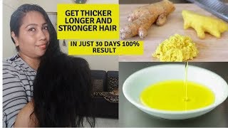 DIY ginger oil for hair growthginger coconut oil for hair growth Makeup secrets [upl. by Cogan]