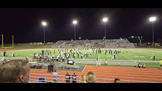 CR JFK HS Marching Band at Second Football Game 2024 Partial Show 2024 09 13 Shattered [upl. by Brittani547]