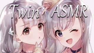 Twin Ear Blowing ASMR No Talking【Yus ASMR】 [upl. by Assilim]