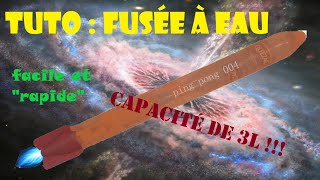 TUTO  Fabriquer sa fusée à eau de 3L  RAPIDE ET FACILE [upl. by Delila261]