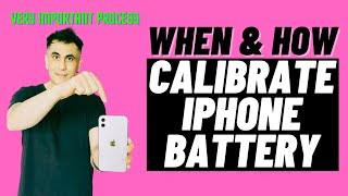 Calibrate iPhone Battery  How When Why [upl. by Nnyluqcaj]