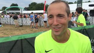 Dathan Ritzenhein After RunnerUp Finish at 2016 Beach to Beacon 10K [upl. by Retnyw]