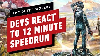 The Outer Worlds Developers React to 12 Minute Speedrun [upl. by Nomi91]