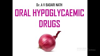 Oral Hypoglycaemic Agents [upl. by Anawad]