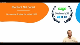 Sage Paie Montant net social [upl. by Hahsi746]