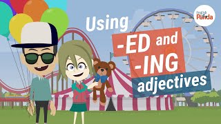 Adjectives with ED and ING  Learn English Vocabulary in Conversation [upl. by Erelia]