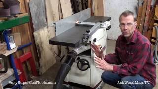 1007 JET JJP12 Jointer Planer Set Up 1 of 6 [upl. by Nirej]