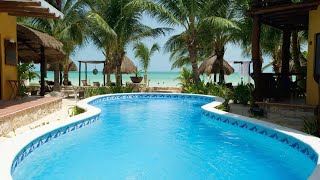 Holbox Dream Beachfront Hotel Holbox Island Mexico [upl. by Asyal]