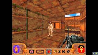 Powerslave  Exhumed PC DOSBox  MAP08 El Kab  No Commentary [upl. by Bertelli]