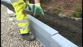 How to lay Kerbs  Aggregate Industries Durakerb [upl. by Yerot64]