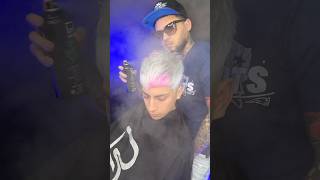 colorimetria profesional neutralizando pigmentos amarillos haircut colors platinado [upl. by Stovall]