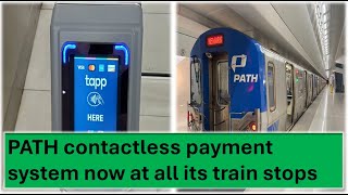 PATH contactless payment system now at all its train stops [upl. by Tadio]