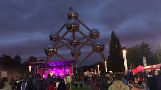 Diwali Celebrations  Atomium Brussels Belgium10272017 [upl. by Helfant465]