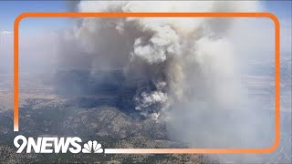 WATCH LIVE Evacuations underway for wildfire burning west of Loveland [upl. by Alrak]