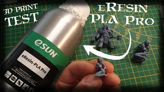 Test de la eResin PLAPro par ESUN [upl. by Nirihs]