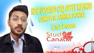 Apply Québec Acceptance Certificate CAQ CAQ study permit  caq application and arrima [upl. by Bobker]