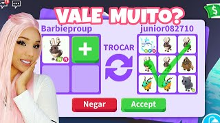 NEON O QUE TROCAM POR WOLPERTINGER NO ADOPT ME [upl. by Anaujahs]