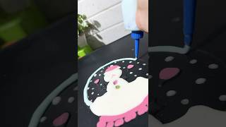 Pancake art Christmas ⛄️ pancakeart christmas shorts merrychristmas youtubeshorts kawaii [upl. by Alledi]