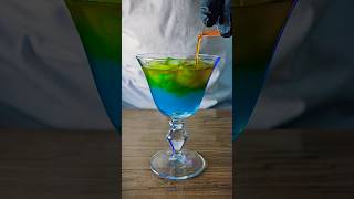 Blue curasao drink 😍👌 asmr drink [upl. by Sjoberg]